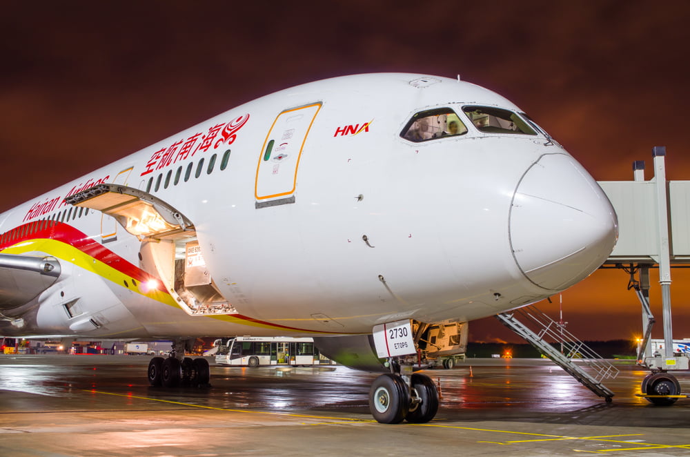 Controle afvalwater Hainan Airlines in Zaventem